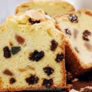 Budin con frutas