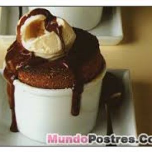 Sufle  de chocolate merengado